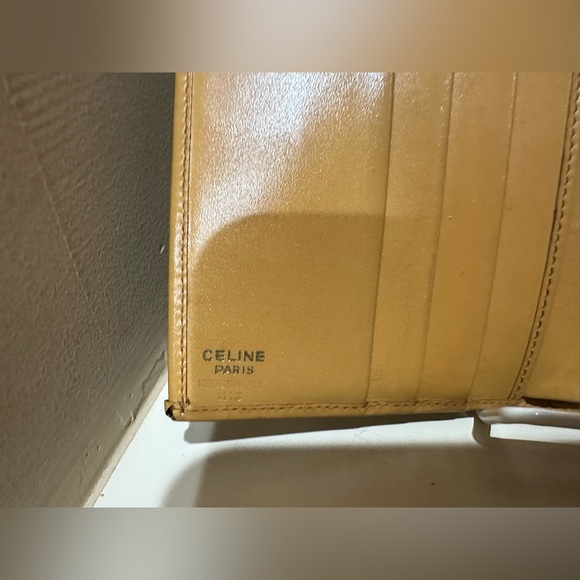 Celine Wallet Bifold Mcadam Brown PVC Leather - Picture 8 of 12